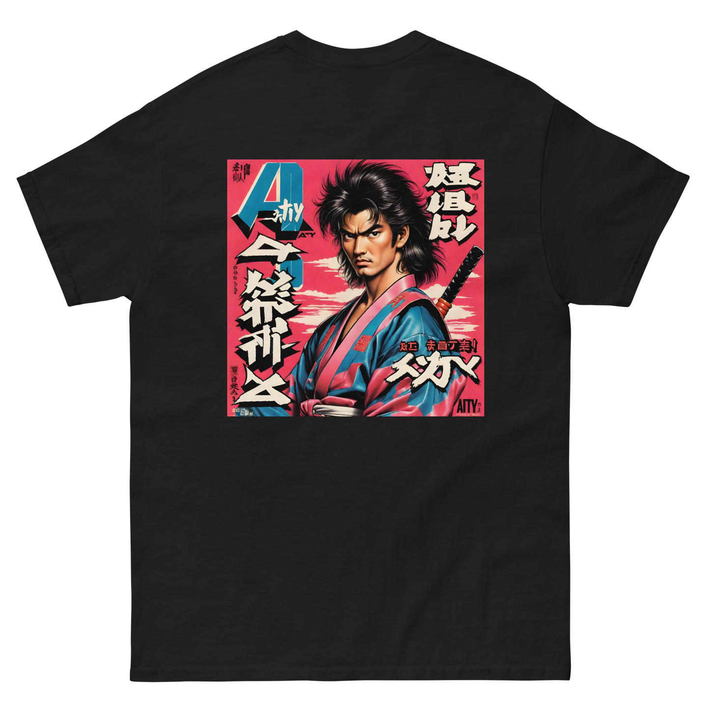 Camiseta Unisex Bordado Aity's Samurai